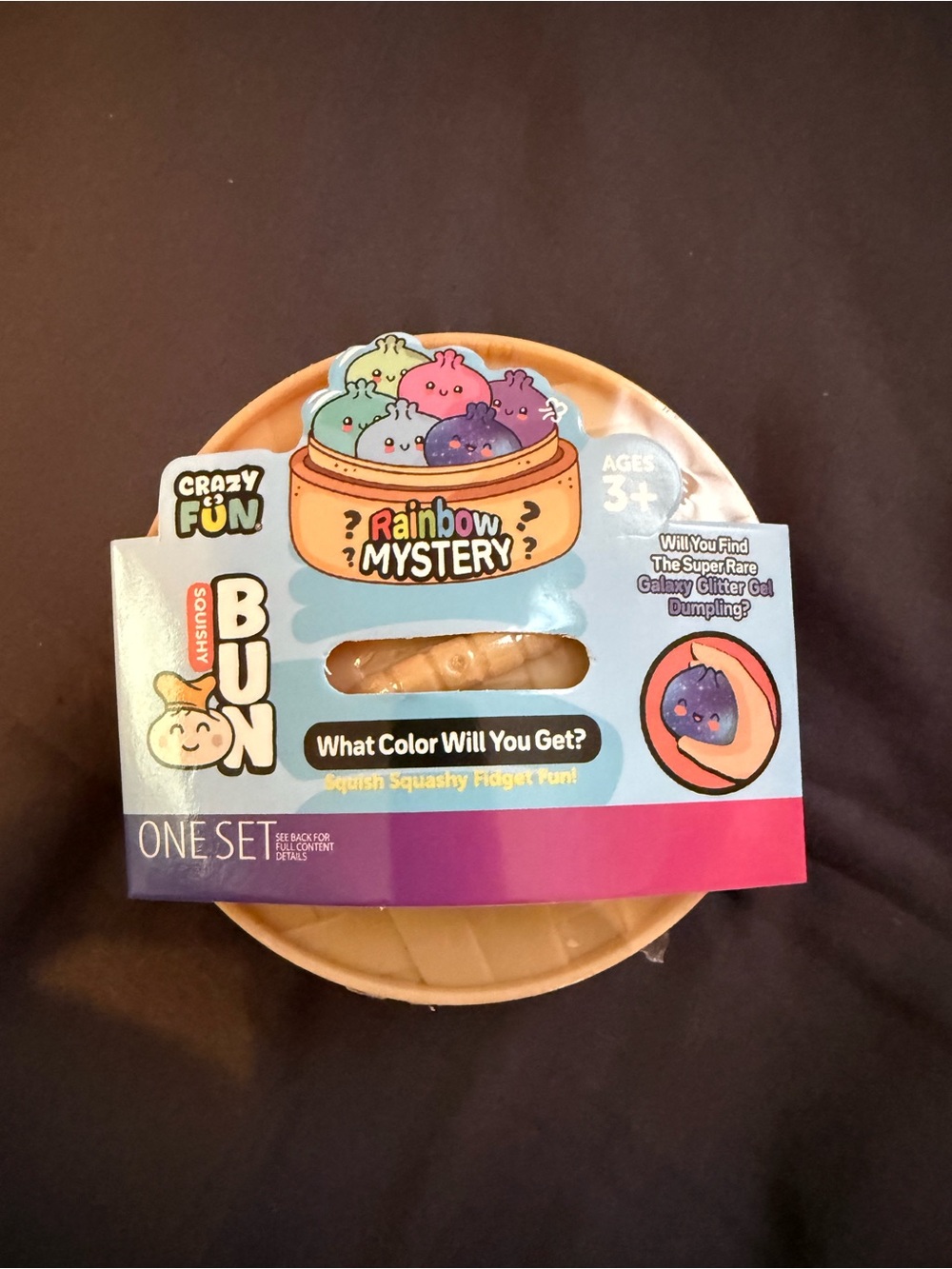Rainbow Mystery Squishy Bun - Pink